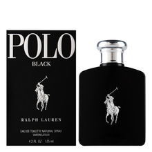 Load image into Gallery viewer, Polo Black For Men By Ralph Lauren Eau De Toilette Spray 4.2 oz