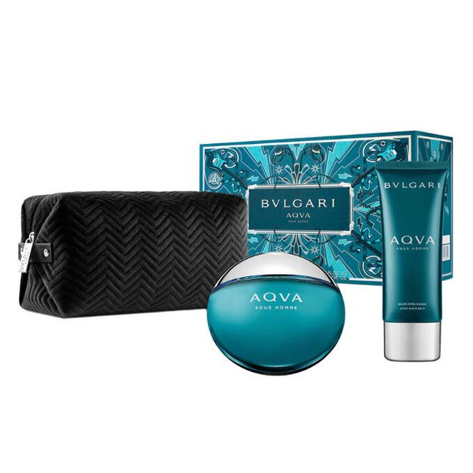 Aqva For Men By Bvlgari Eau de Toilette Set 3pcs