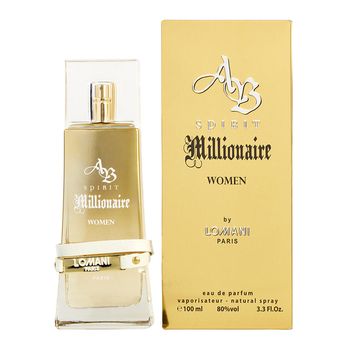 AB Spirit Millionaire for Women by Lomani Eau De Parfum Spray 3.3 oz