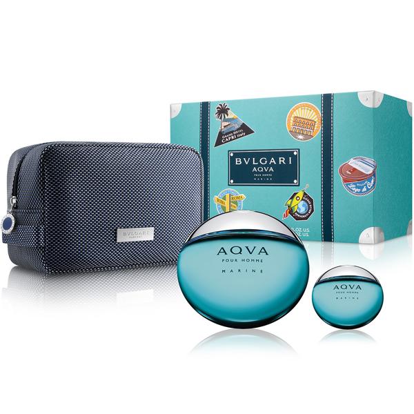 Aqva Marine For Men By Bvlgari Eau de Toilette Set 3pcs