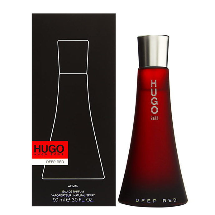 Deep Red For Women By Hugo Boss Eau De Parfum Spray 3 oz