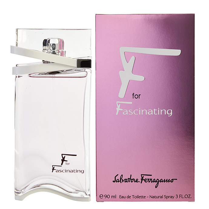 F for Fascinating for Women by Salvatore Ferragamo Eau De Toilette Spray 3 oz