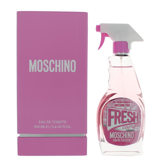 Fresh Couture Pink for Women by Moschino Eau de Toilette Spray 3.4 oz