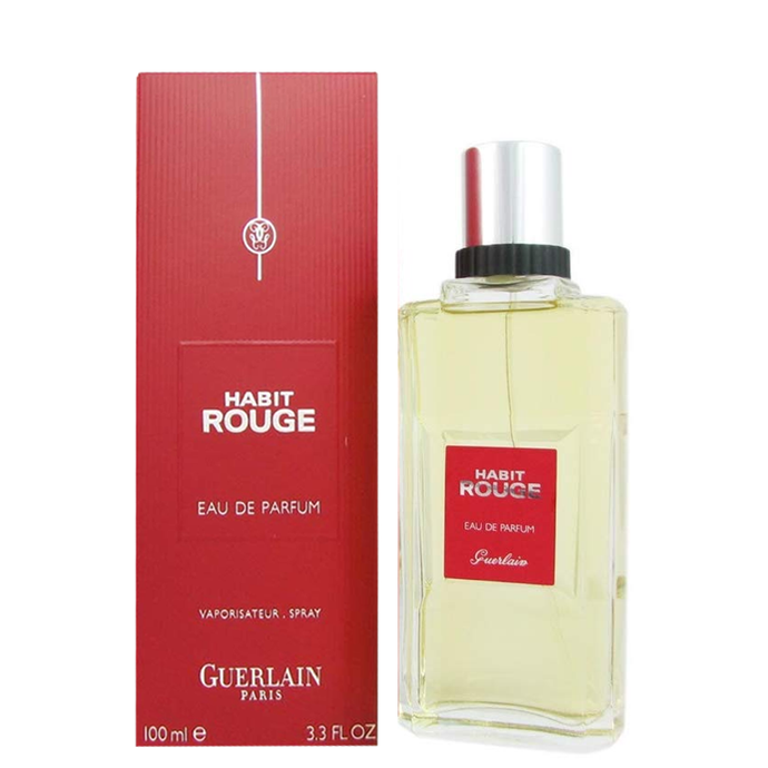 Habit Rouge For Men By Guerlain Eau De Toilette Spray 3.4 oz