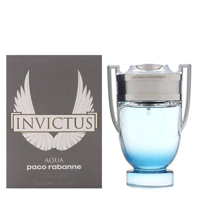 Invictus Acqua Men By Paco Rabanne Eau de Toilette 3.4 oz