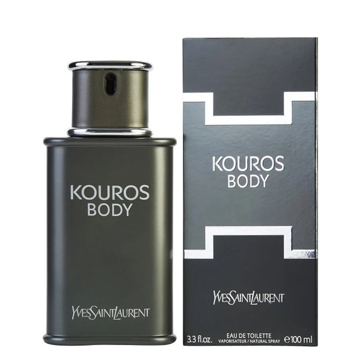 Kouros Body For Men By Yves Saint Laurent YSL Eau De Toilette Spray 3.4 oz