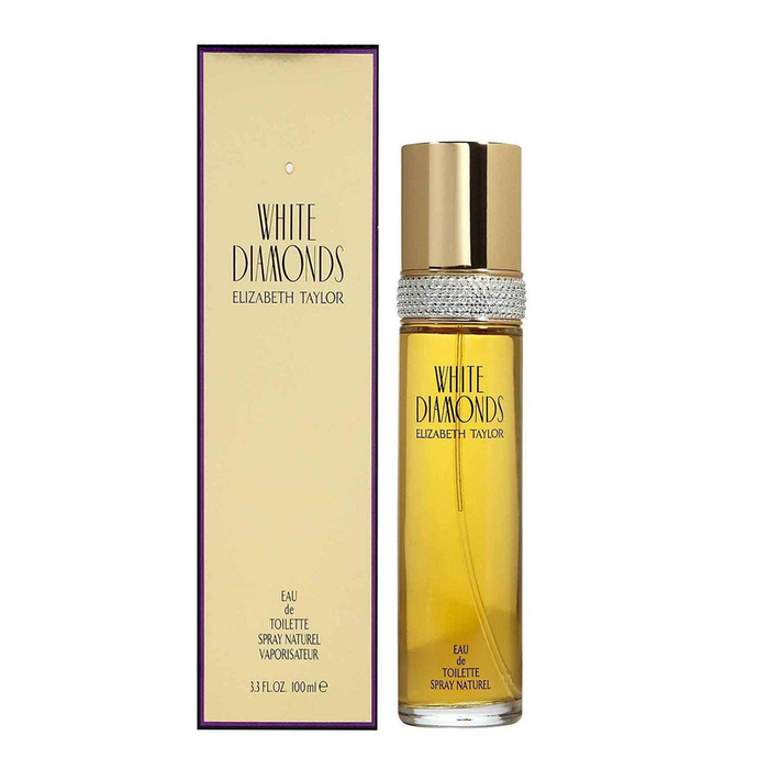 White Diamonds For Women By Elizabeth Taylor Eau de Toilette Spray 3.3 oz